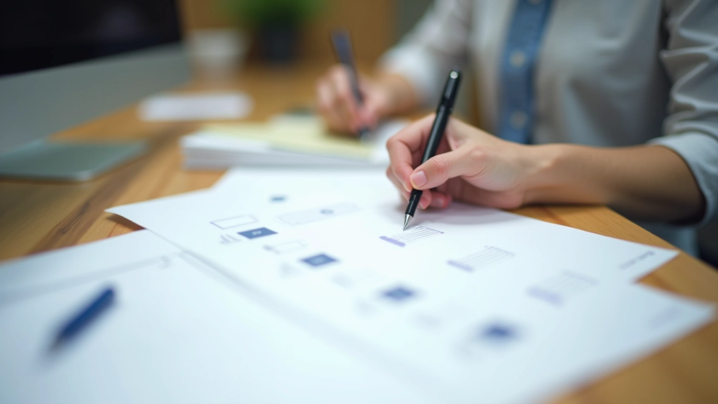 OKR planning materials and quarterly review documents in use
